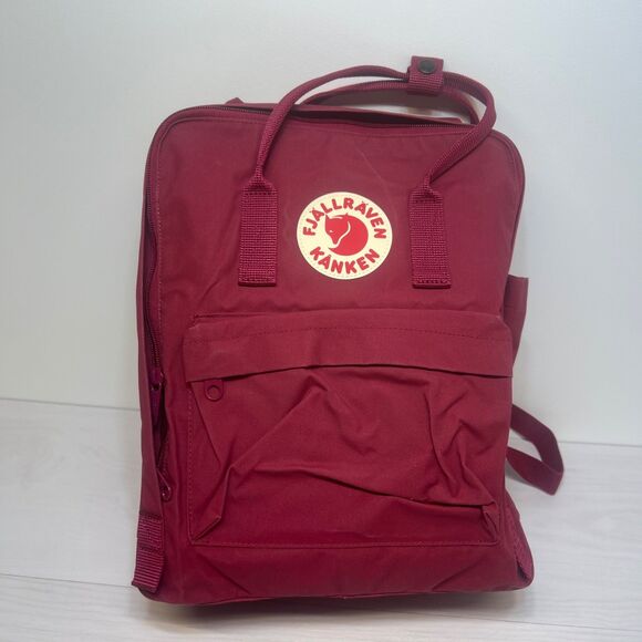 Fjallraven Kanken F23510 15'' Laptop Backpack Nylon Bag - PLUM - Picture 1 of 12